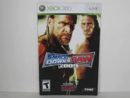 WWE Smackdown vs. Raw 2009 - Xbox 360 Manual